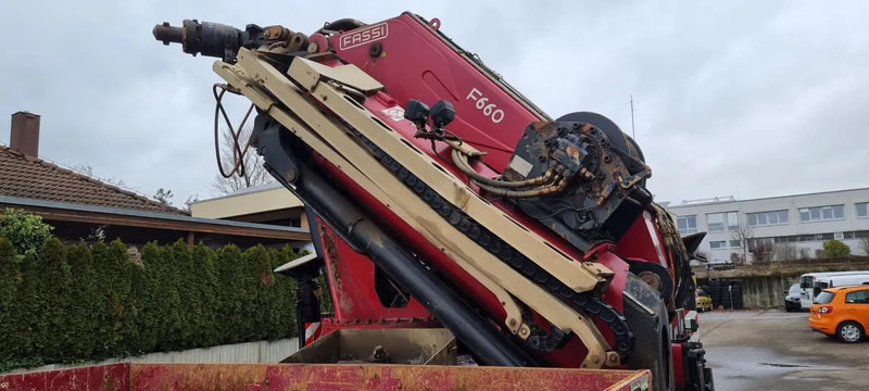Camion grue Mercedes-Benz AK 8X8 FASSI 660 EINZELBER SEILWINDE