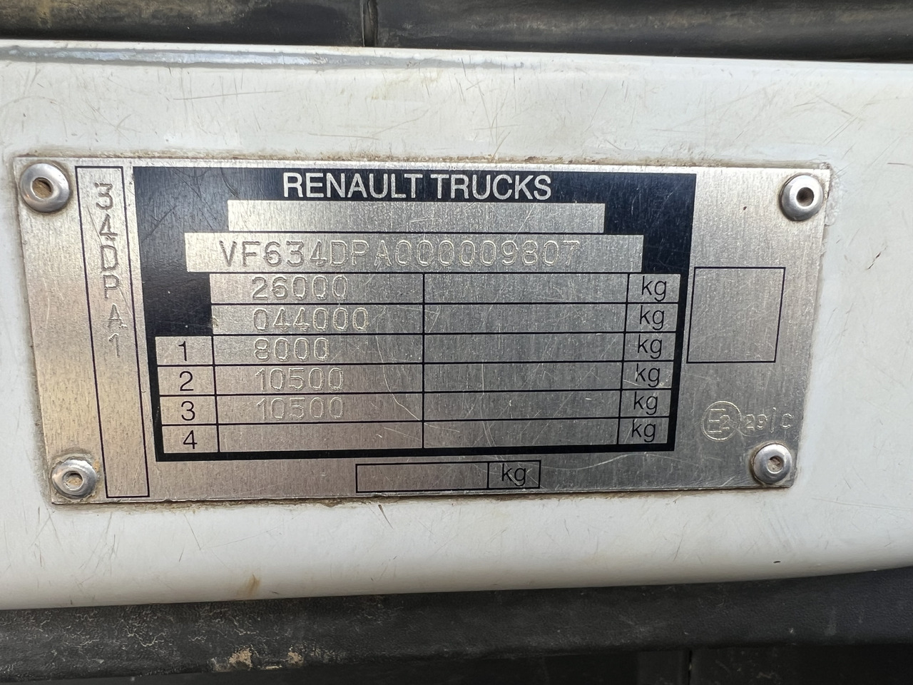 Camion grue RENAULT plateau grue radio commandée 380 DXI