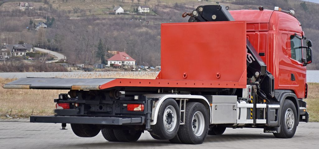 Camion grue Scania G 400 * Abschleppwagen 6,40m* KRAN + FUNK * TOP