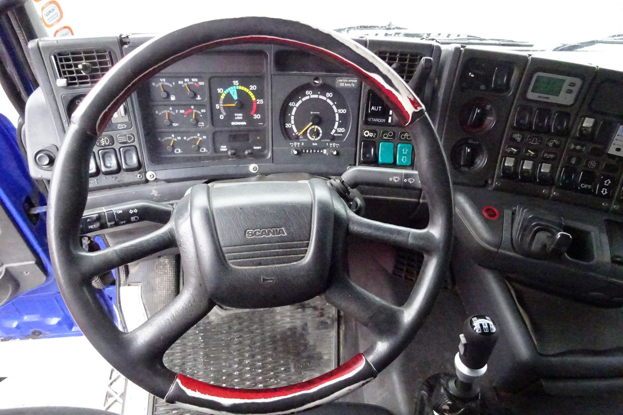 Camion grue Scania R 124G 420 8x2