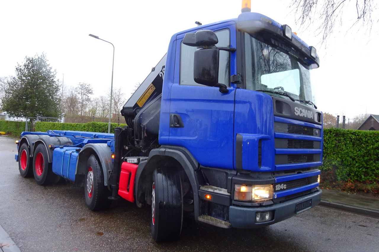 Camion grue Scania R 124G 420 8x2