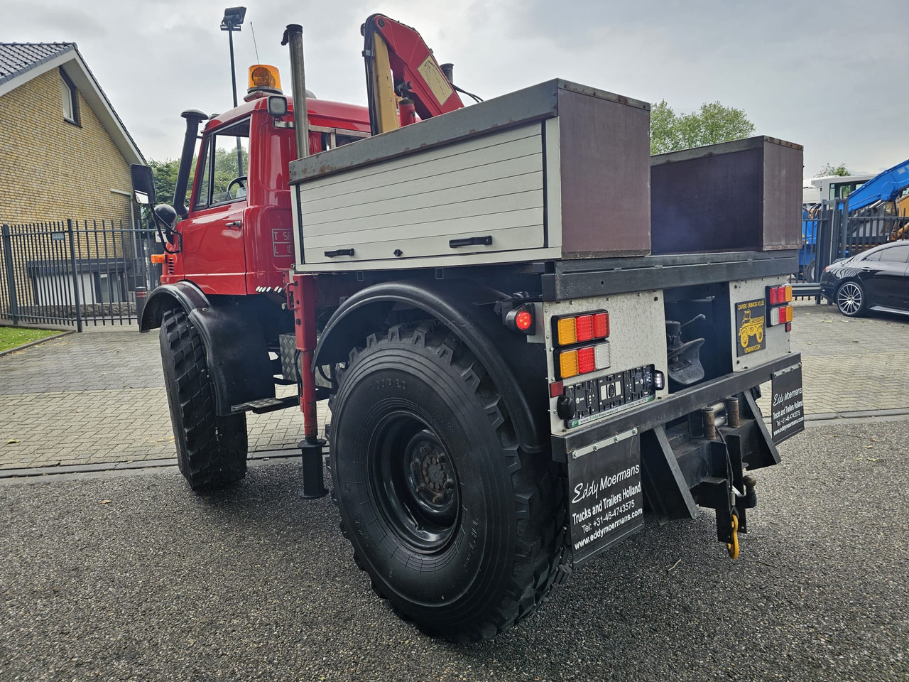 Camion grue Unimog 406/U9000 4x4