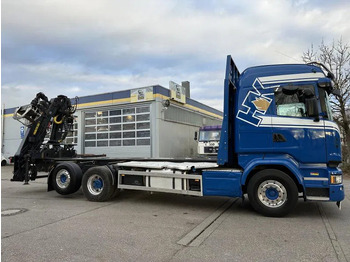 Camion grumier Scania 6x2 Kurzholz LOGLIFT 125 ZT 93