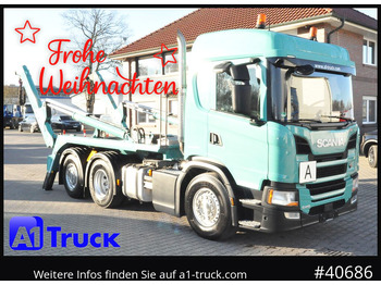 Camion multibenne SCANIA G410 Meiller AK 16 Funk Lenkachse
