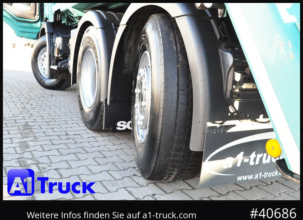 Camion multibenne SCANIA G410 Meiller AK 16 Funk Lenkachse