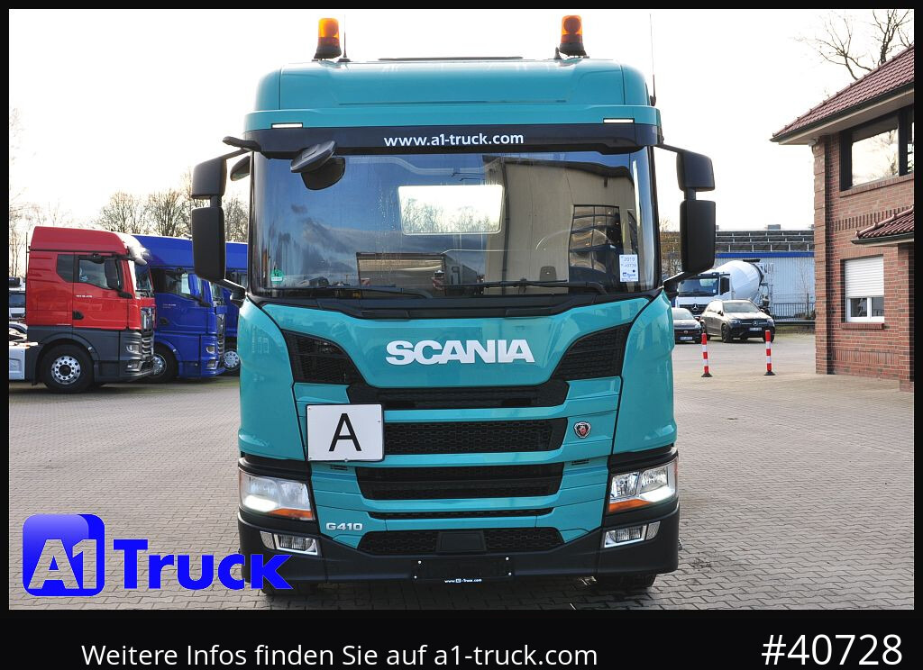 Camion multibenne SCANIA G410 Meiller AK 16 Funk Lenkachse