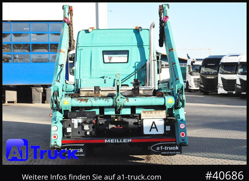 Camion multibenne SCANIA G410 Meiller AK 16 Funk Lenkachse