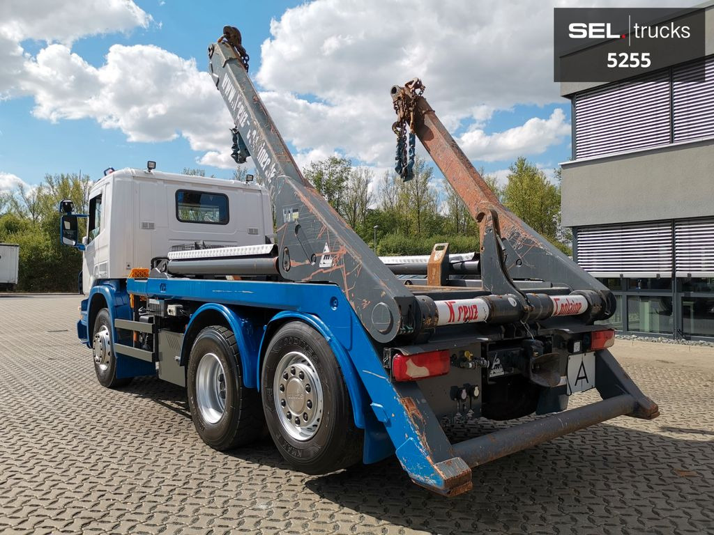 Camion multibenne Scania P 380 LB6X2*4HSA / Absetzkipper / neue Batterien