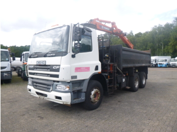 Camion plateau DAF CF 75.310 6X4 RHD + Terex /Atlas 118.2VBL-A 14
