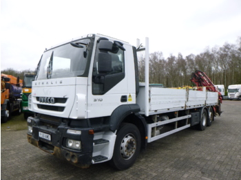 Iveco AD260S31Y/PS 6x2 RHD + Atlas 135.2E-A2 - camion plateau