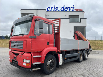 Camion plateau MAN TGA 26.430 6x4H Palfinger PK 20002