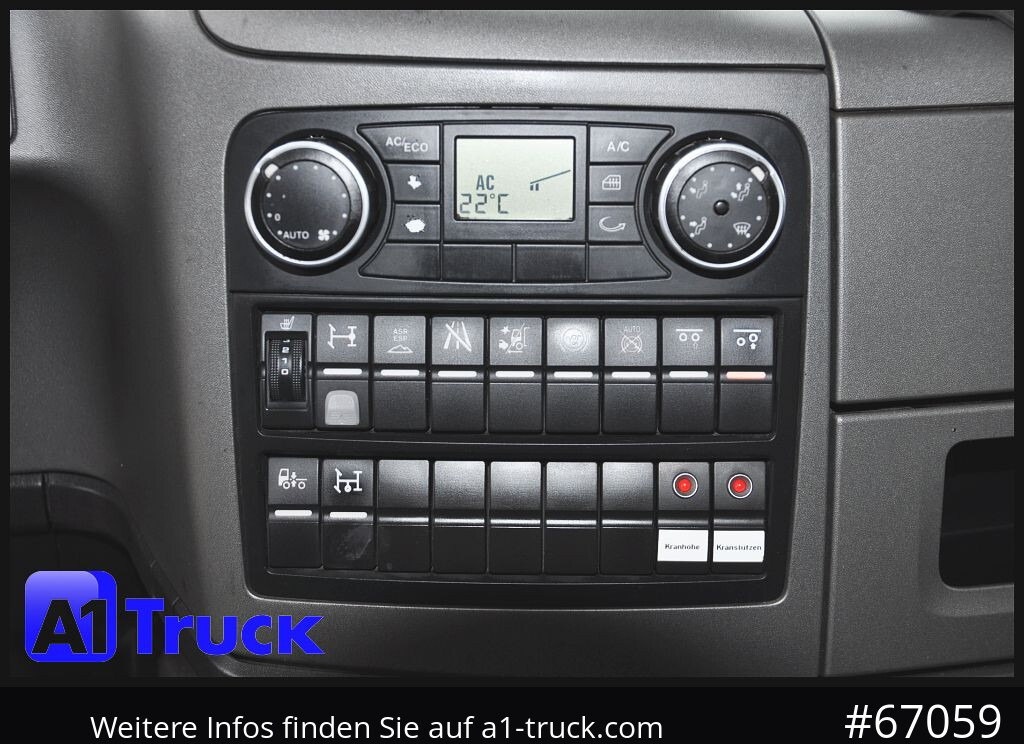 Camion plateau MAN TGS 26.440,  Kran PK20.501L Lenkachse,