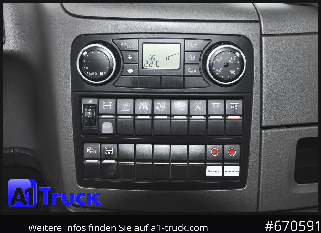 Camion plateau MAN TGS 26.440,  Kran PK20.501L Lenkachse,