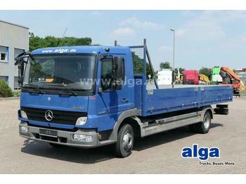Camion plateau Mercedes-Benz 818 Atego/6,6 m. lang/3 Sitzer/Euro 4/180 PS
