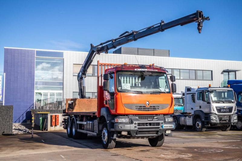 Camion plateau Renault KERAX 380DXI+E5+PK16TM/3EXT