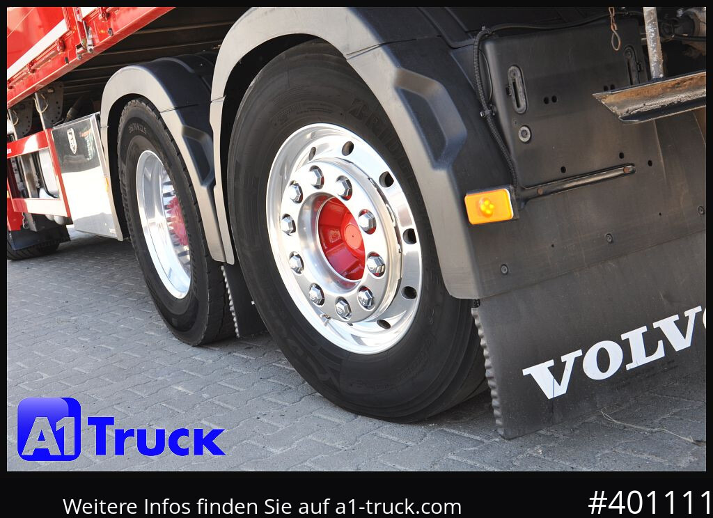 Camion plateau VOLVO FH 460, Baustoff  PK 23.001L, Lenkachse