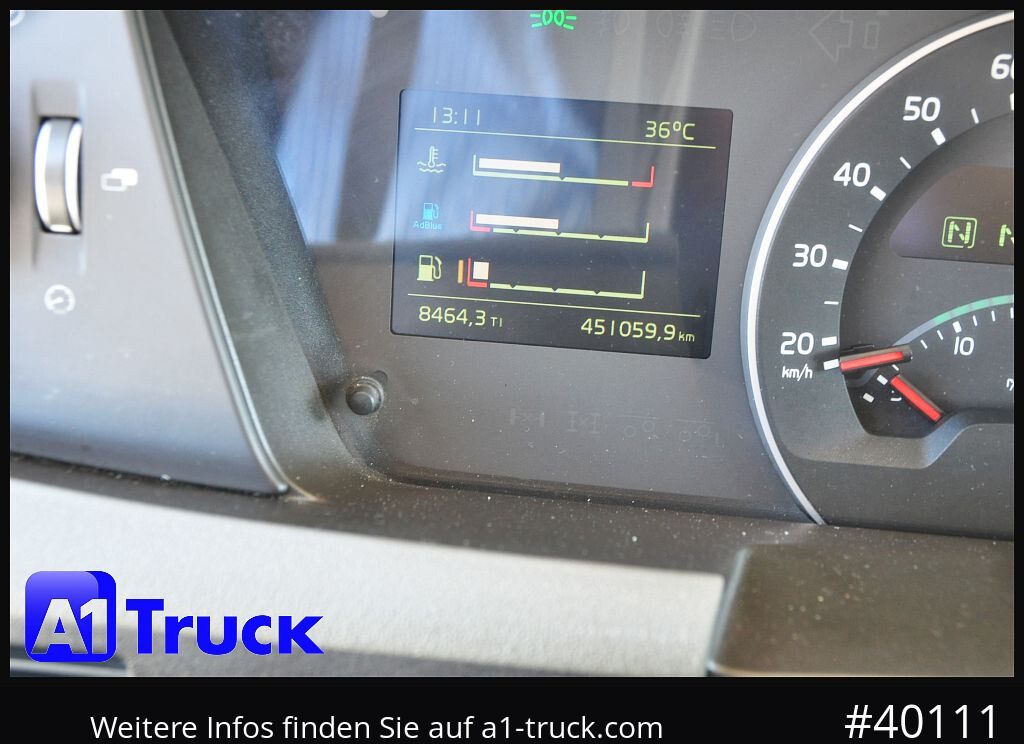 Camion plateau VOLVO FH 460, Baustoff  PK 23.001L, Lenkachse