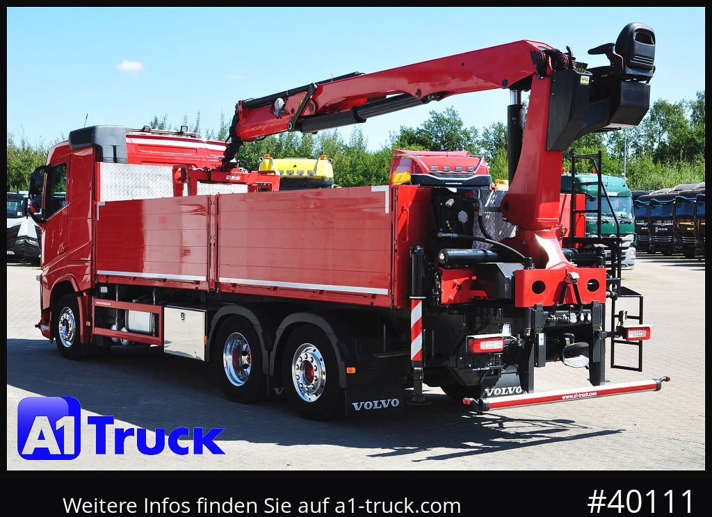 Camion plateau VOLVO FH 460, Baustoff  PK 23.001L, Lenkachse