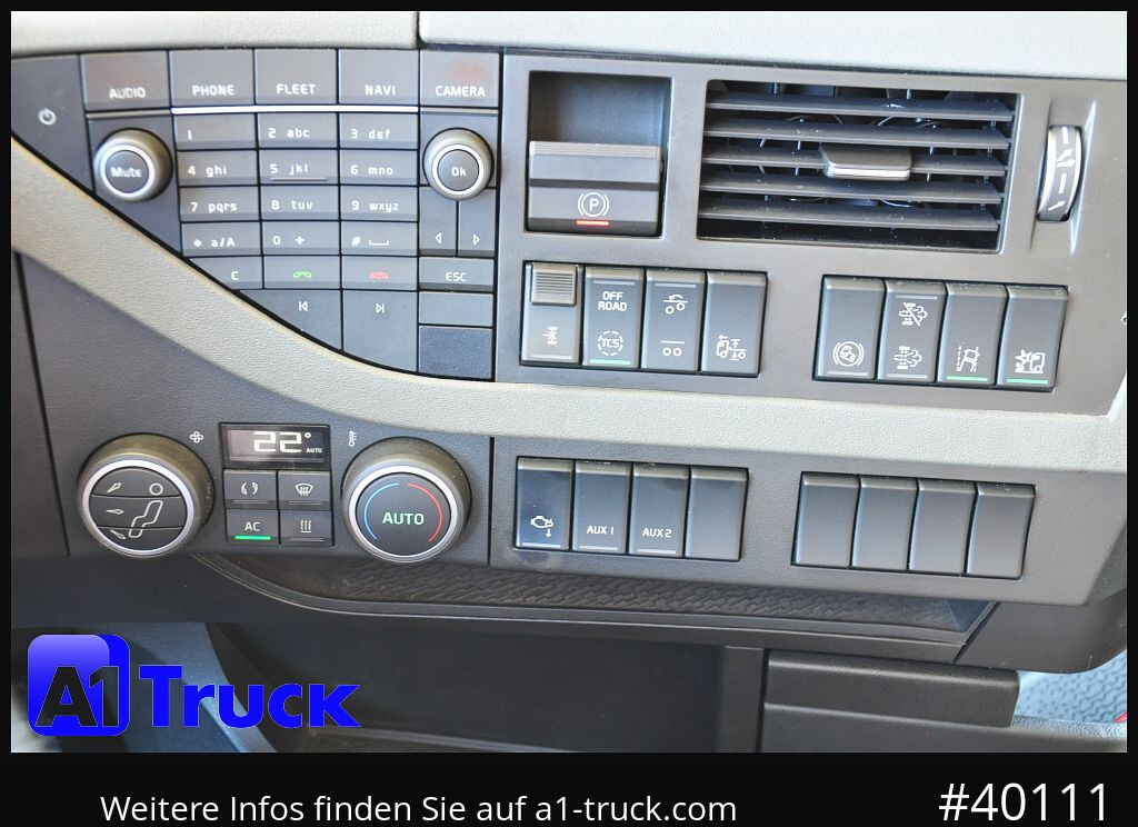 Camion plateau VOLVO FH 460, Baustoff  PK 23.001L, Lenkachse