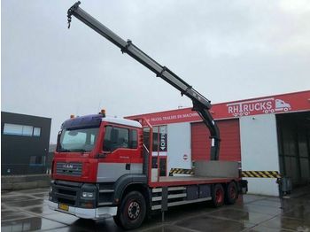Camion plateau ridelle MAN TGA26.350 HMF 2823K3
