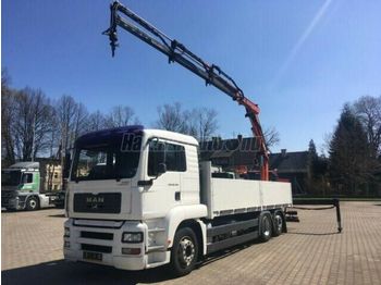 Camion plateau ridelle MAN TGA 26