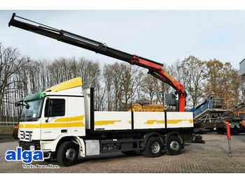 Camion plateau ridelle Mercedes-Benz 2546 L Actros, 6x2, Palfinger 16000