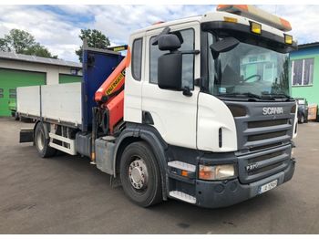 Camion plateau ridelle SCANIA P270