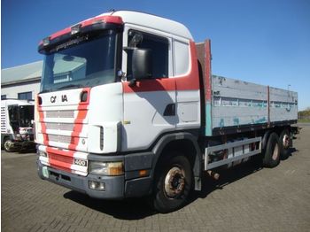 Camion plateau ridelle Scania 124-400