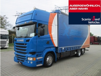 Camion plateau ridelle Scania R450LB6X2MLB / Jumbo Schiebeplane