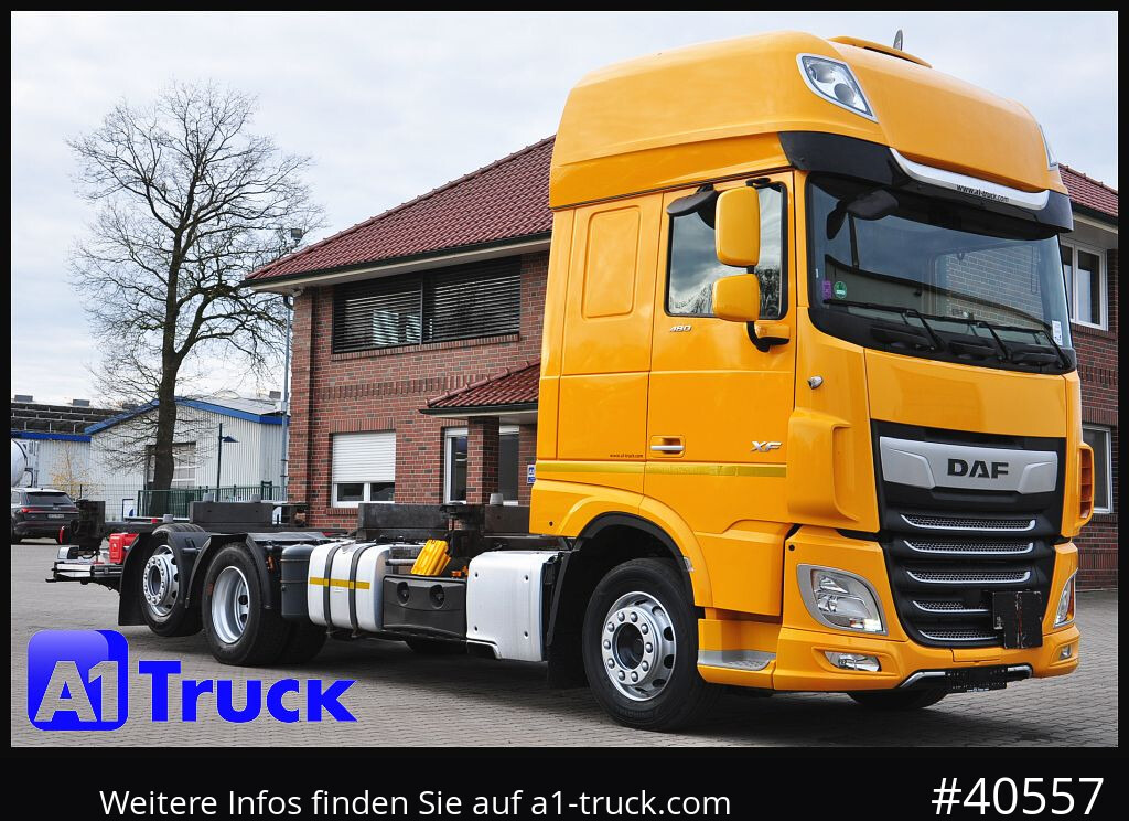 Camion porte-conteneur/ Caisse mobile DAF XF 480, MultiBDF, 7,45, Standklima, LBW,
