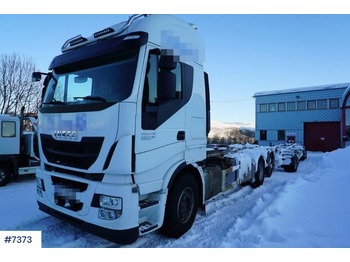 Camion porte-conteneur/ caisse mobile Iveco Stralis