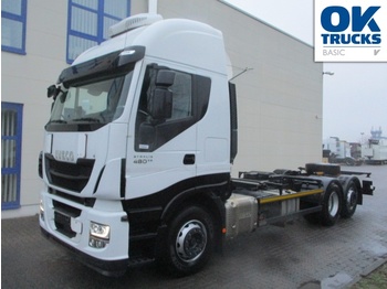 Camion porte-conteneur/ caisse mobile Iveco Stralis AS260S48Y/FPCM
