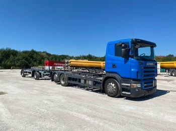 Camion porte-conteneur/ caisse mobile SCANIA R420 LB 6x2