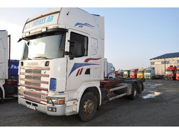 Camion porte-conteneur/ Caisse mobile Scania 124 6X2 470