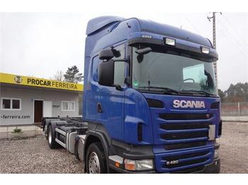 Camion porte-conteneur/ caisse mobile Scania R R 420