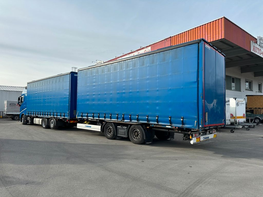 Camion porte-conteneur/ Caisse mobile Volvo FH460*GT XL*WB Hubdach*Stahl*Krone Tandem