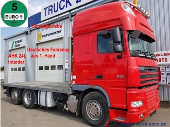 Camion porte-voitures DAF XF105.460 Spezial Baumaschinen Trecker