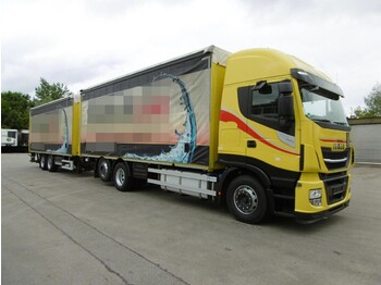 IVECO Stralis 460 Getränke kompl. Zug LBW Euro 6 - camion pour le transport de boissons