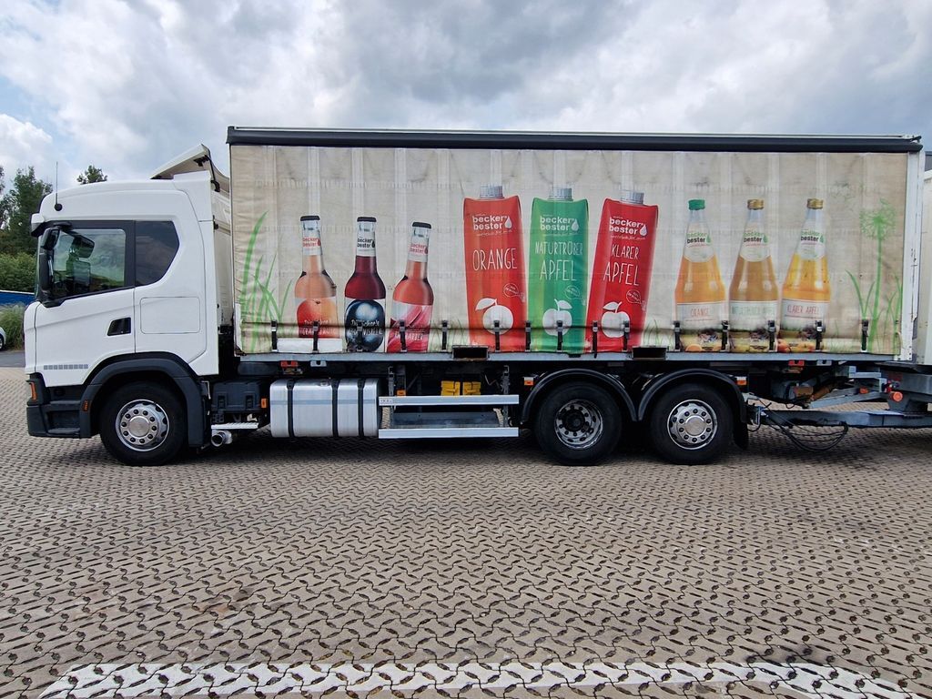 Camion pour le transport de boissons Scania G410 / Retarder / Ladebordwand / Lenkachse