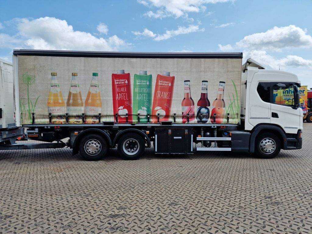Camion pour le transport de boissons Scania G410 / Retarder / Ladebordwand / Lenkachse