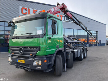 Mercedes-Benz Actros 3244 8x4 HMF 18 Tonmeter laadkraan - camion - système de câble