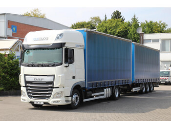 Camions bâche Daf XF 460 E6 Jumbo Zug Retarder