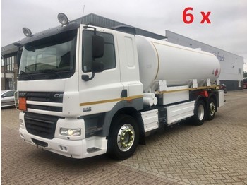 Camion citerne pour transport de carburant DAF 85 CF 460 Retarder ADR 21.100 liter fuel 4 compartments: photos 1