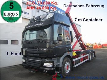Camion ampliroll DAF CF 510 Space Cab 7m Cont.zGG. 70t. Deutscher LKW: photos 1