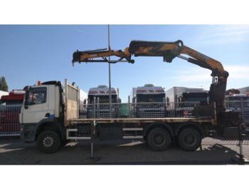 Camion DAF CF 85.410 6X4 OPEN BOX WITH EFFER 305 11/6S CRANE WITH JIB