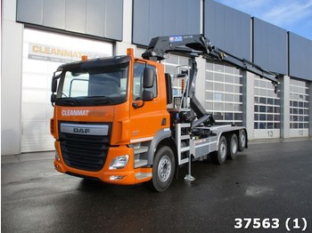 Camion ampliroll DAF FAQ CF 460 8x2 Euro 6 HMF 26 ton/meter laadkraan: photos 1