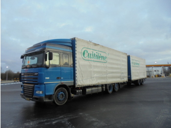 Camion à rideaux coulissants DAF XF 105-410 6X2: photos 1