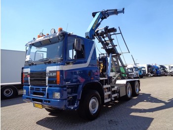 Camion benne Ginaf M 3333-S +6x6+ PTO + Palfinger Crane + Container Kipper: photos 1