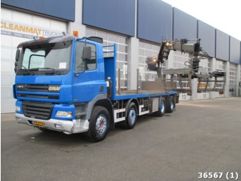 Camion Ginaf X4241 S 8x4 Hiab 20 ton/meter laadkraan Rijplaten truck: photos 1
