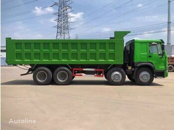 Camion benne HOWO 8x4 drive 12 wheeled tipper truck green color sinotruk dumper: photos 4